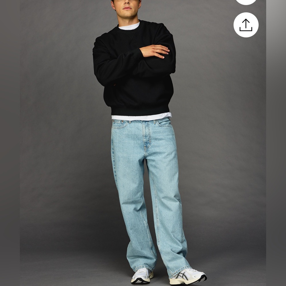 RSQ Men's Baggy Light Indigo Jeans - size 29